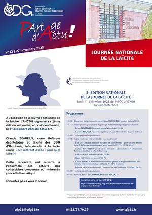 12 Partage D'actu 27 11 23 Journée De La Laïcité