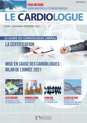 Revue Le Cardiologue 449