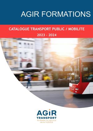Formations 2023/24 - TRANSPORT PUBLIC / MOBILITÉ