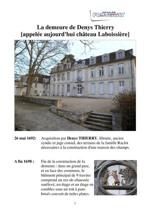 AMFAR HIST Le Château Laboissière