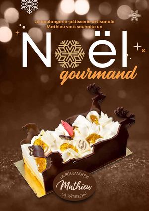 Boulangerie Mathieu - Menu Carte Noel 2023