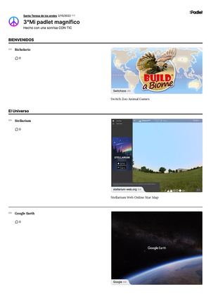 3°mi Padlet Magnífico
