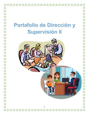 Portafolio De Supervision