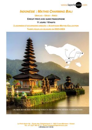 Charming Bali 10nuits Umalas Ubud & Amed
