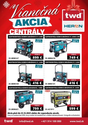 Vianočná akcia - Centrály