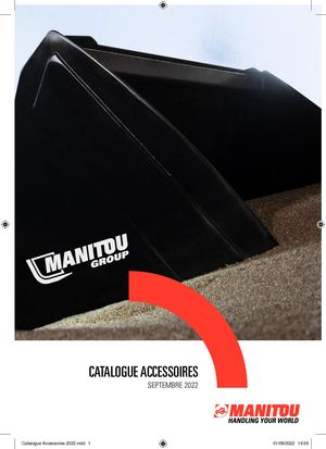 Catalogue Accessoires Manitou