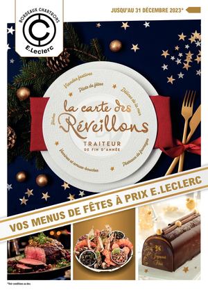 E.Leclerc Bordeaux Chartrons - Carte des Réveillons 2023