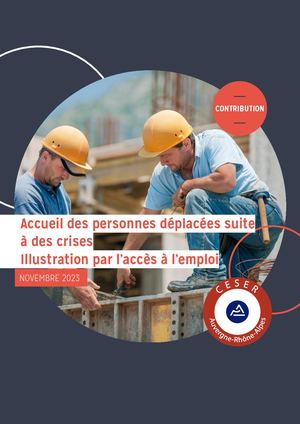 L’accueil Des Personnes Déplacées Suite à Des Crises Illustration Par L’accès à L’emploi