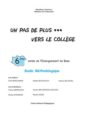 Guide méthodologique