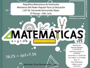 Revista De Matematicas