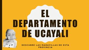 El Departamento De Ucayali