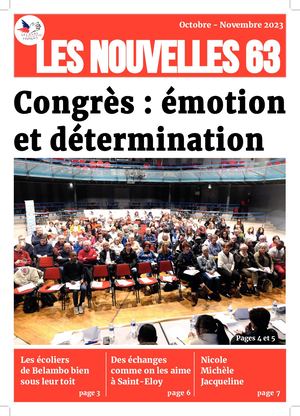 Les Nouvelles Du 63 Octobre novembre 2023