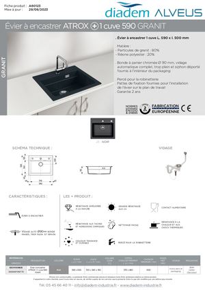 ATROX 1 Cuve 590 Granit