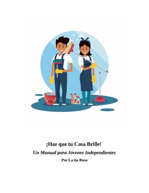 Manual De Limpieza Tía Rosa