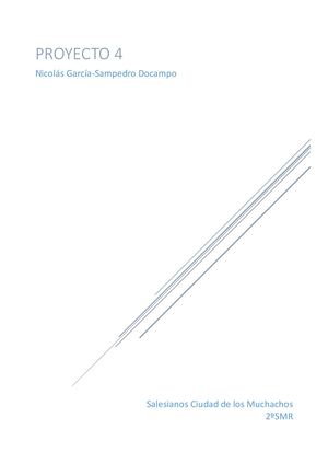 Proyecto 4 Nicolás García Sampedro Docampo