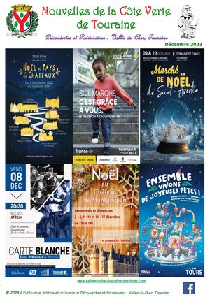 Nouvelles de la Côte Verte de Touraine Décembre 2023