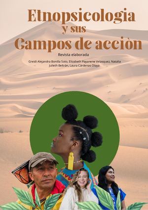 Etnopsicologia Y Sus Campos De Acción