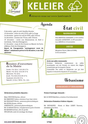 Keleier Decembre 2023