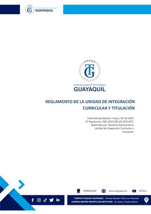 reglamento de Titulación