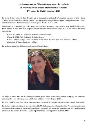 Projet Pop Up Séance 2