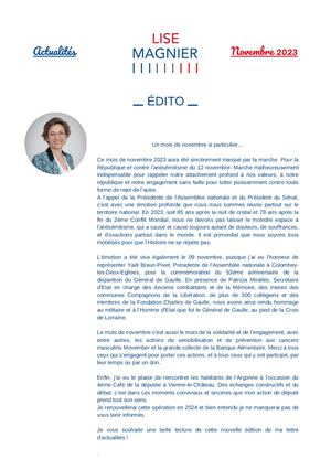 Calaméo - Actualités Novembre 2023