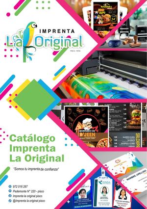 Catalogo Imprenta La Original 2023