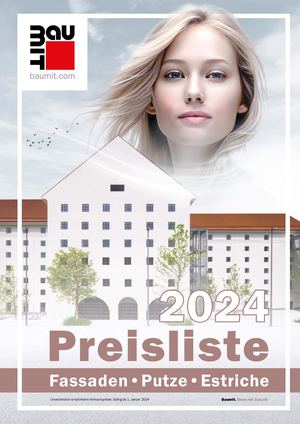 Preisliste 2024 Baumit Schweiz