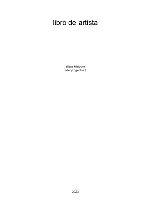 Libro De Artista