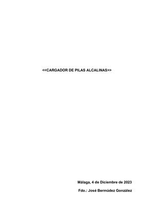 Cargador De Pilas Alcalinas