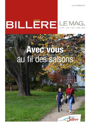 Billère Mag N° 143 Janvier, Février, Mars 2024