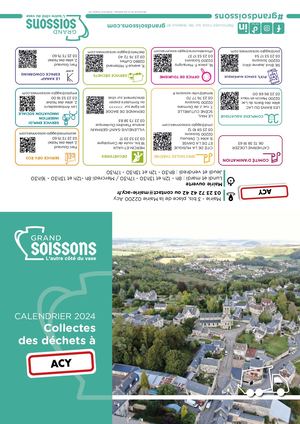 Acy Calendrier Collecte Dechet 2024