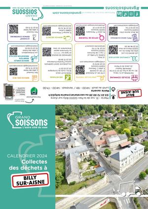 Billy Sur Aisne Calendrier Collecte Dechet 2024