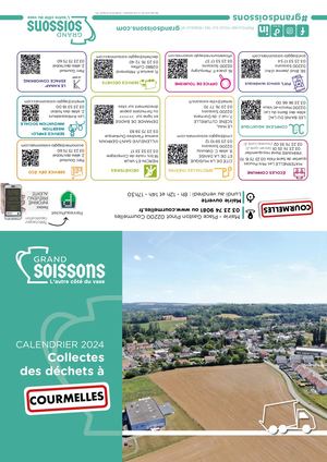 Courmelles Calendrier Collecte Dechet 2024