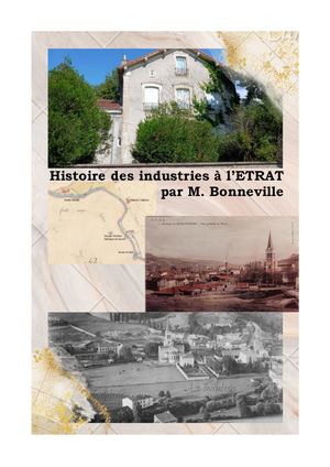 Histoire des Industries de L'Etrat par M. Bonneville