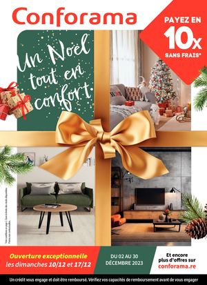 Conforama du 02/12/23 au 30/12/23