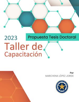 Propuesta Tesis Doctoral Jorge