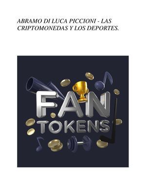 Abramo Di Luca - Las Criptomonedas Y Los Deportes