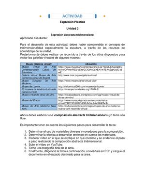 Composicion Abstracta Tridimensional