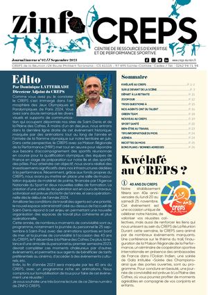 Journal Interne Zinfo CREPS Sept 23