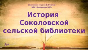 История Соколовской библиотеки
