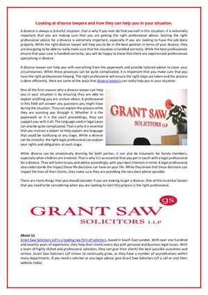 Looking At Divorce Lawyers And How They Can Help You In Your Situation