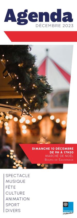 AGENDA - DÉCEMBRE 2023