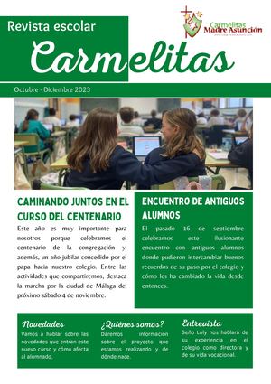 Carmelitas Revista Escolar_Octubre-Diciembre 2023