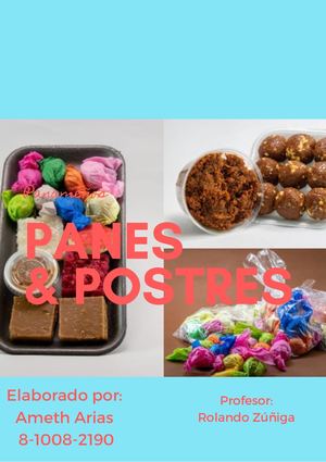 Postres Y Panes Panameños