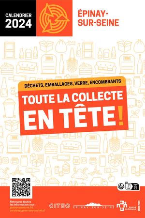 Calendrier des collectes de déchets à Epinay-sur-Seine – 2024