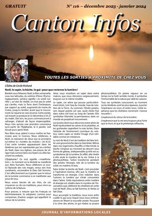 Canton Infos décembre 2023 N°116