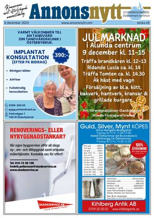 Annonsnytt V49 2023