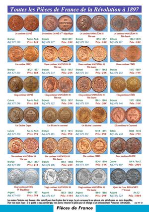 Catalogue 8 pages Pièces sans bdc