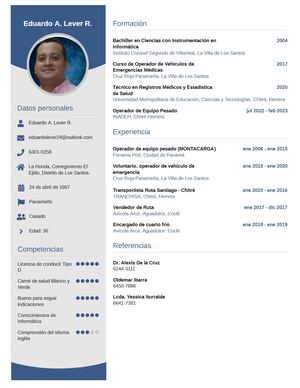 Curriculum Eduardo Aladino Lever Rujano