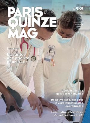 Paris Quinze Mag numéro 535 - novembre / décembre 2023 / janvier 2024